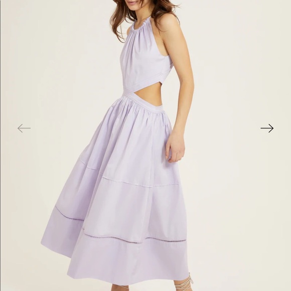 Something Navy Dresses & Skirts - Something Navy cut out midi dress